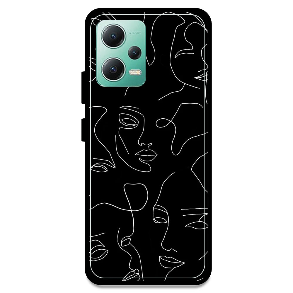 Two Faced - Armor Case For Redmi Models Redmi Note 12