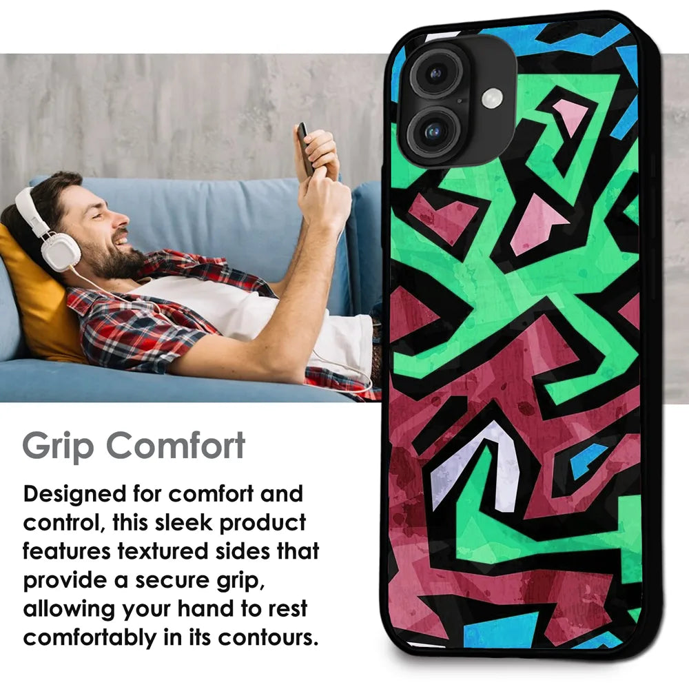 'Wild And Wacky - Glossy Metal Silicone Case For Apple iPhone Infographic