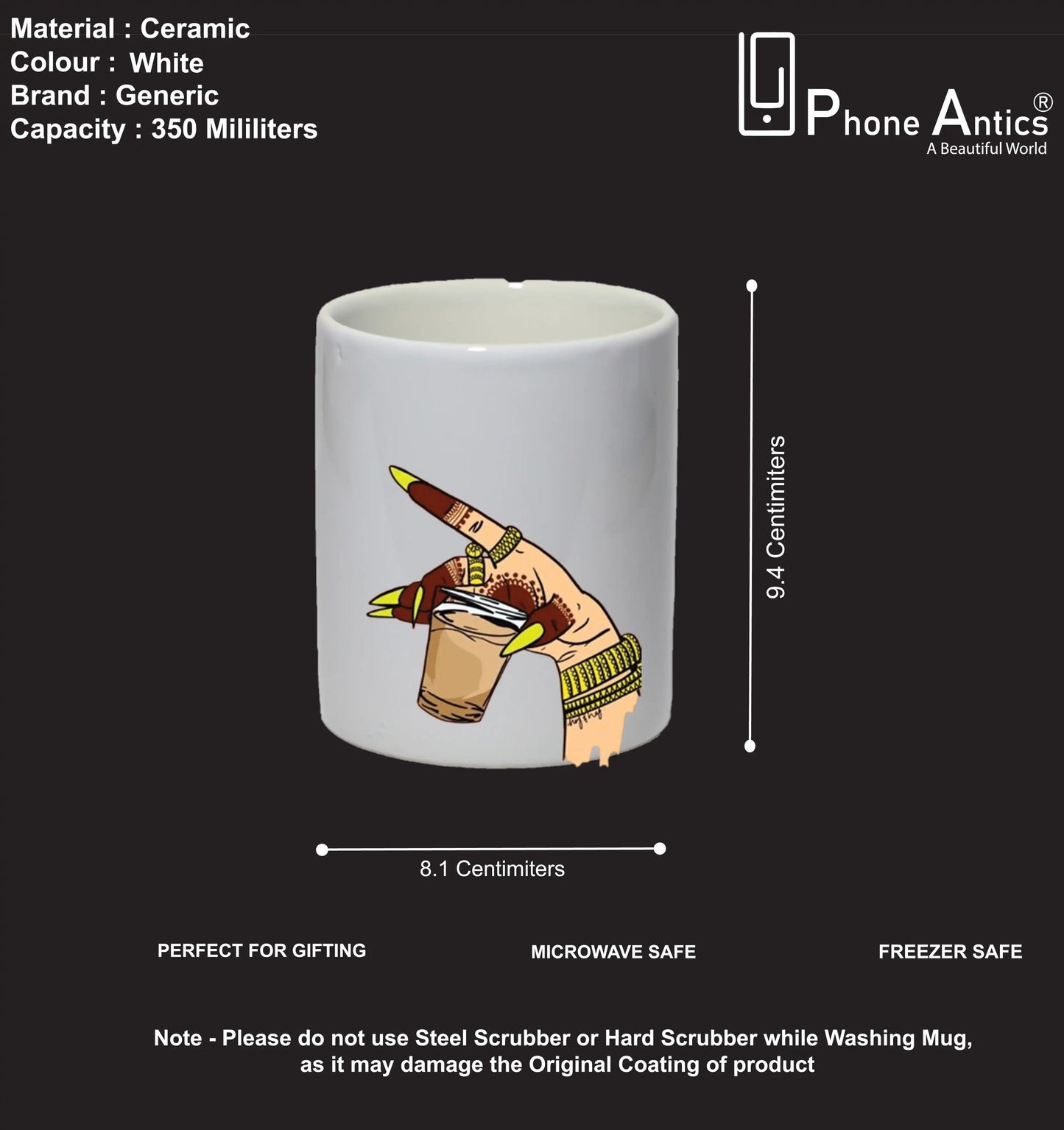 Chai Hand - Mug Infographic