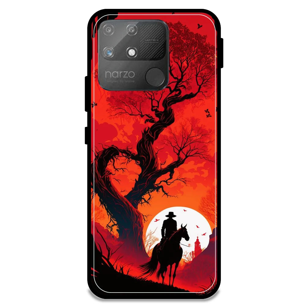 Cowboy & The Sunset - Armor Case For Realme Models Realme Narzo 50A