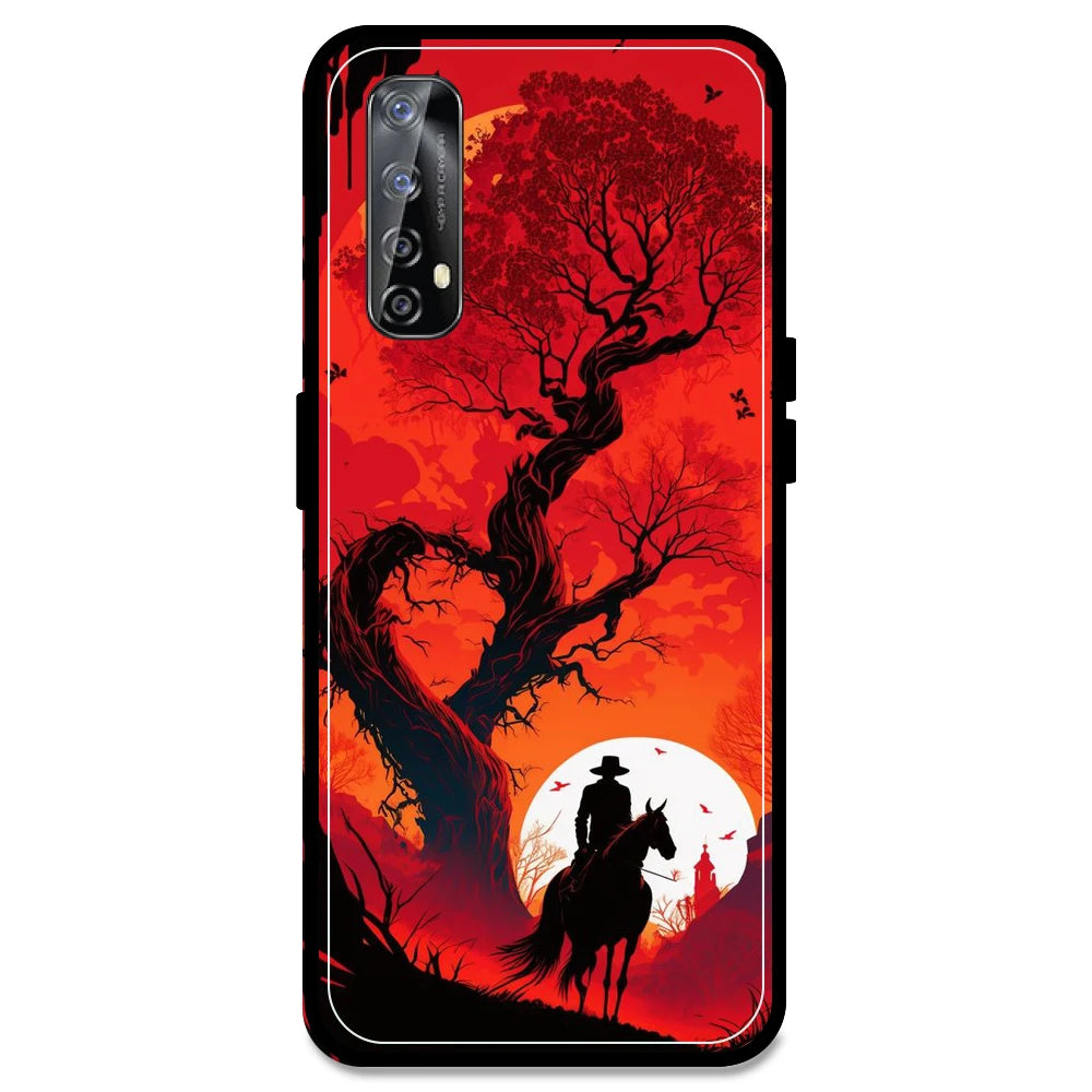 Cowboy & The Sunset - Armor Case For Realme Models Realme Narzo 20 Pro