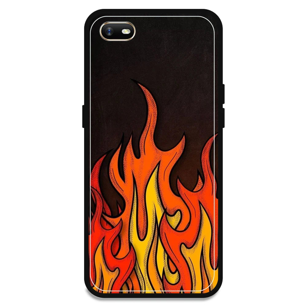Flames - Armor Case For Oppo Models Oppo A1K