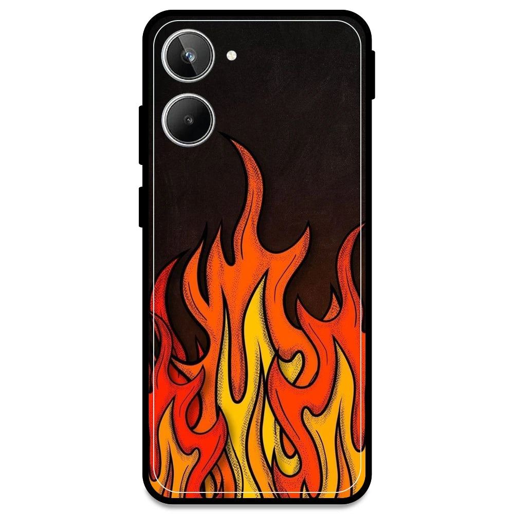 Flames - Armor Case For Realme Models Realme 10 4G