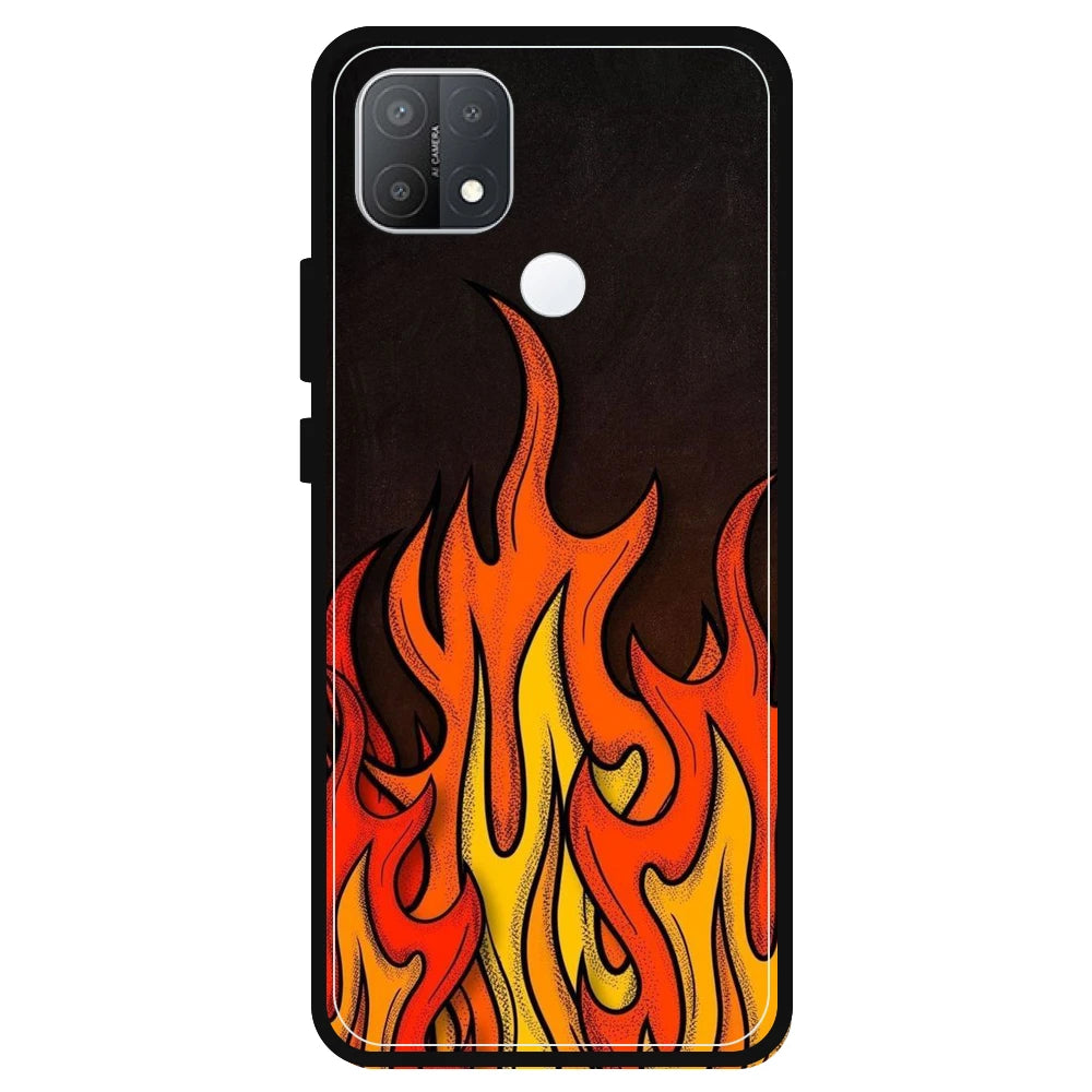 Flames - Armor Case For Oppo Models Oppo A15