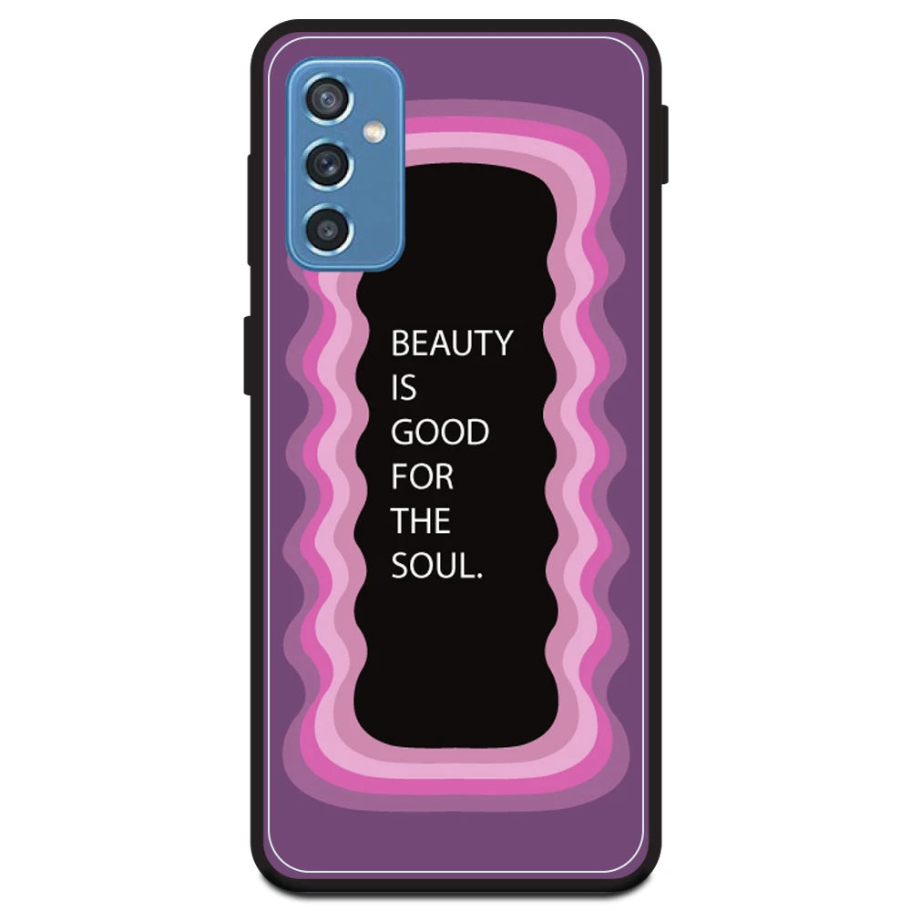 'Beauty Is Good For The Soul' - Pink Armor Case For Samsung Models Samsung Galaxy M52