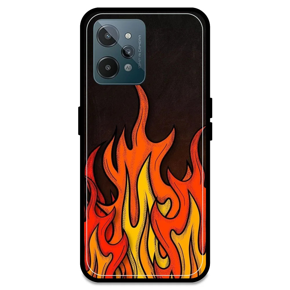 Flames - Armor Case For Realme Models Realme C31