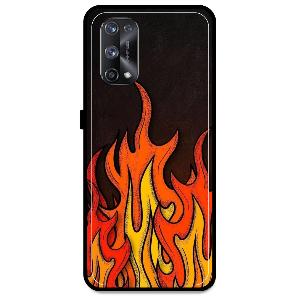 Flames - Armor Case For Realme Models Realme X7 Pro