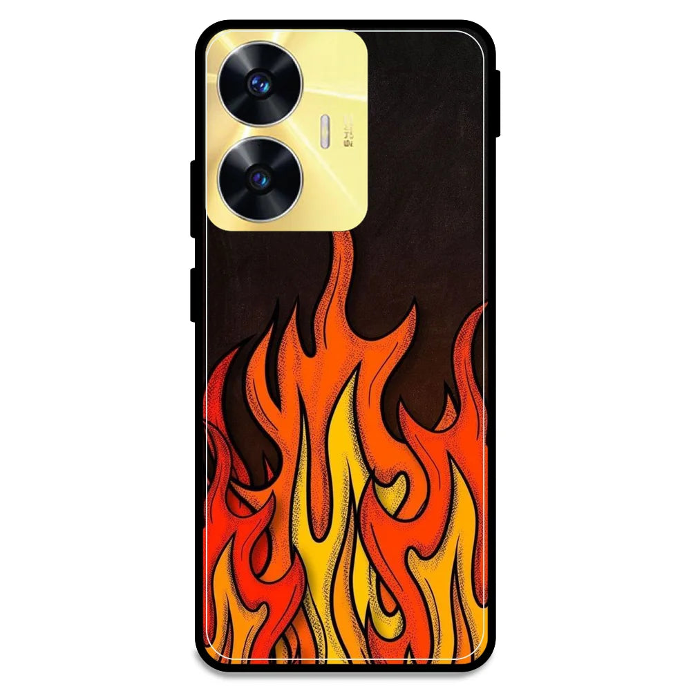 Flames - Armor Case For Realme Models Realme C55