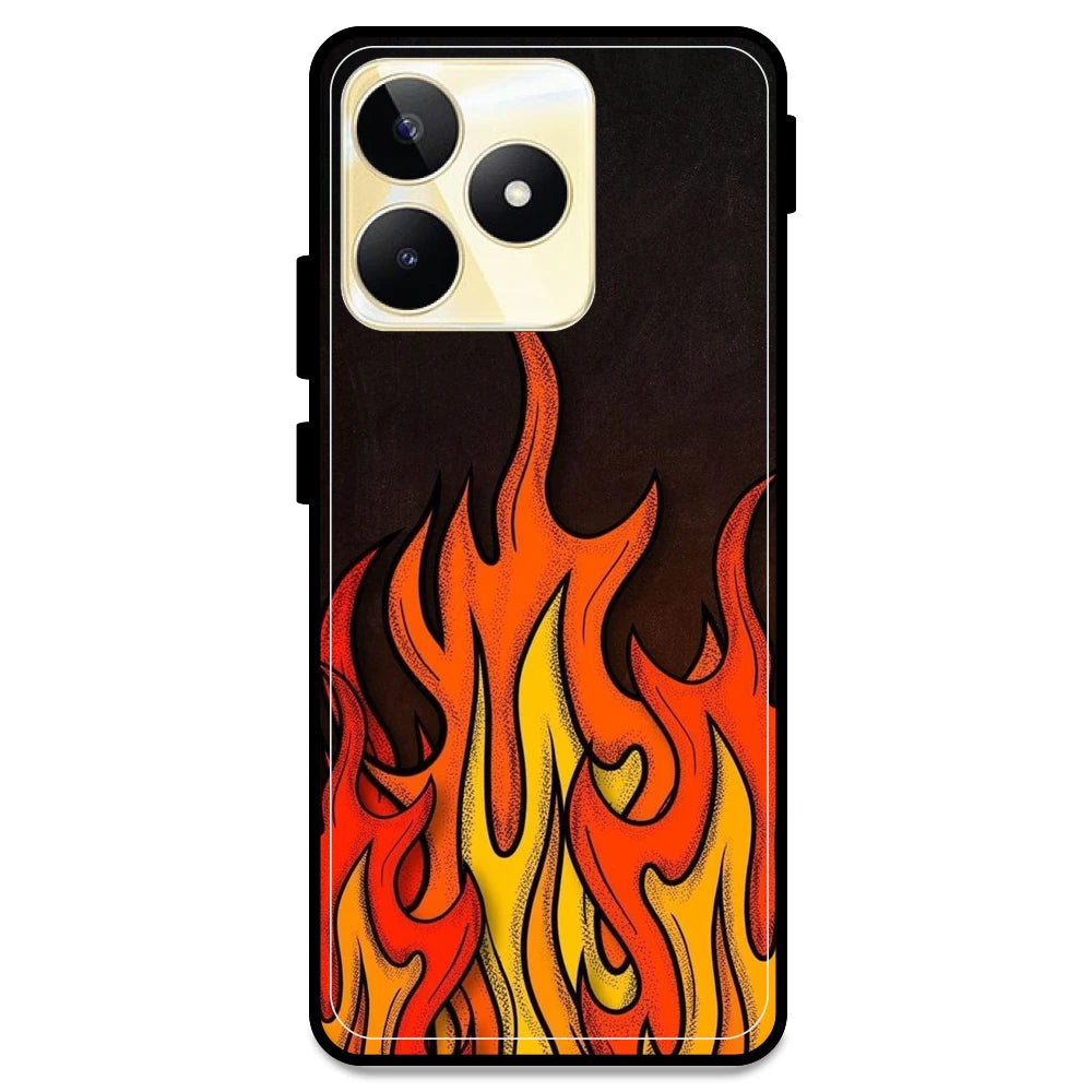 Flames - Armor Case For Realme Models Realme Narzo N53