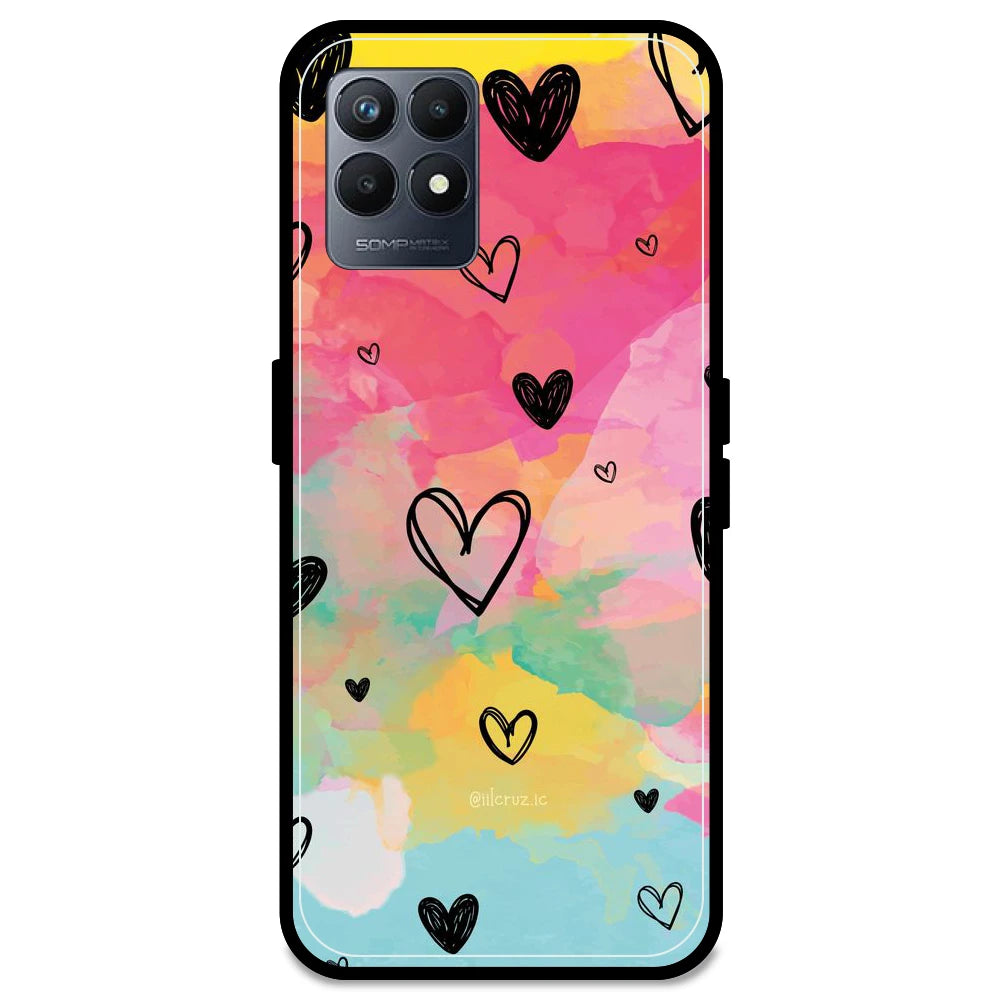 Hearts - Armor Case For Realme Models Realme Narzo 50 5G