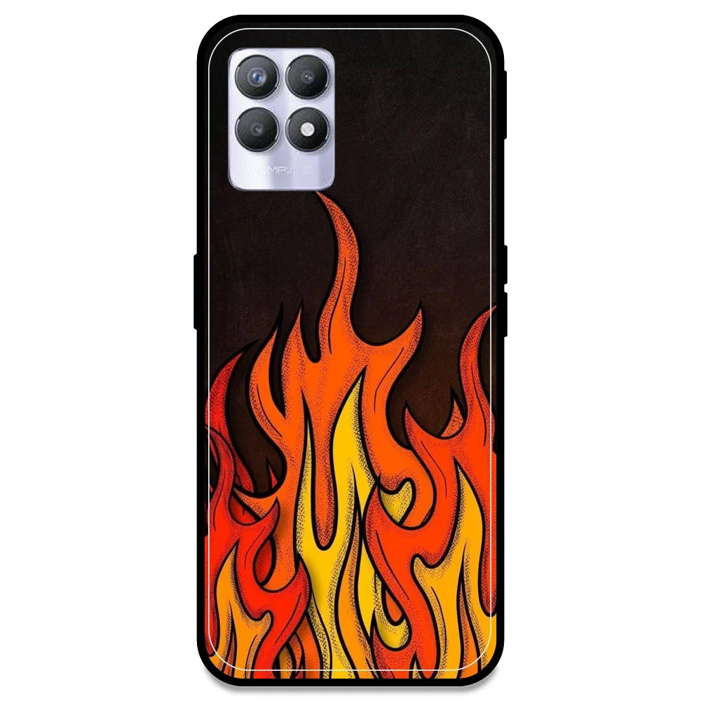 Flames - Armor Case For Realme Models Realme 8i