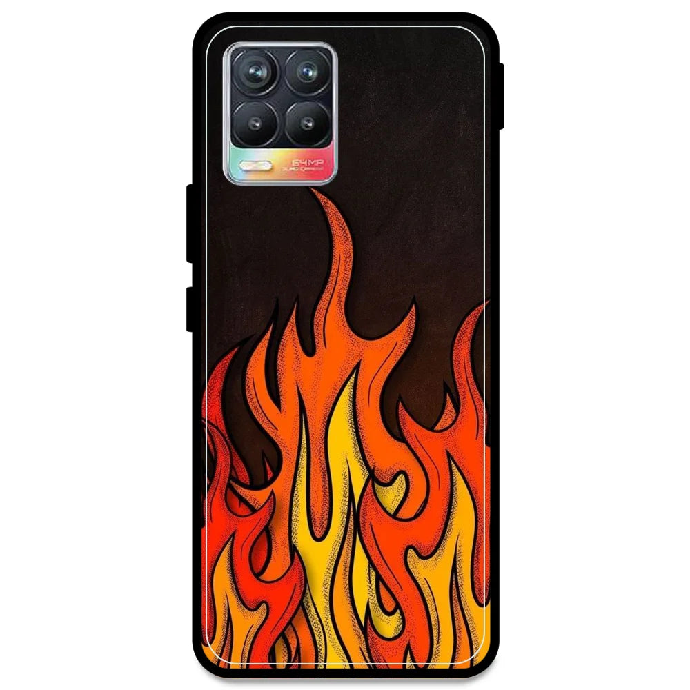 Flames - Armor Case For Realme Models Realme 8 4G