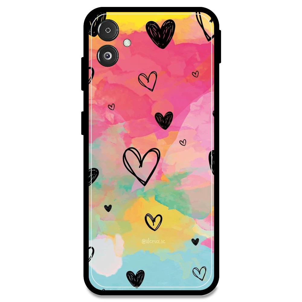 Hearts - Armor Case For Samsung Models Samsung F14 5G