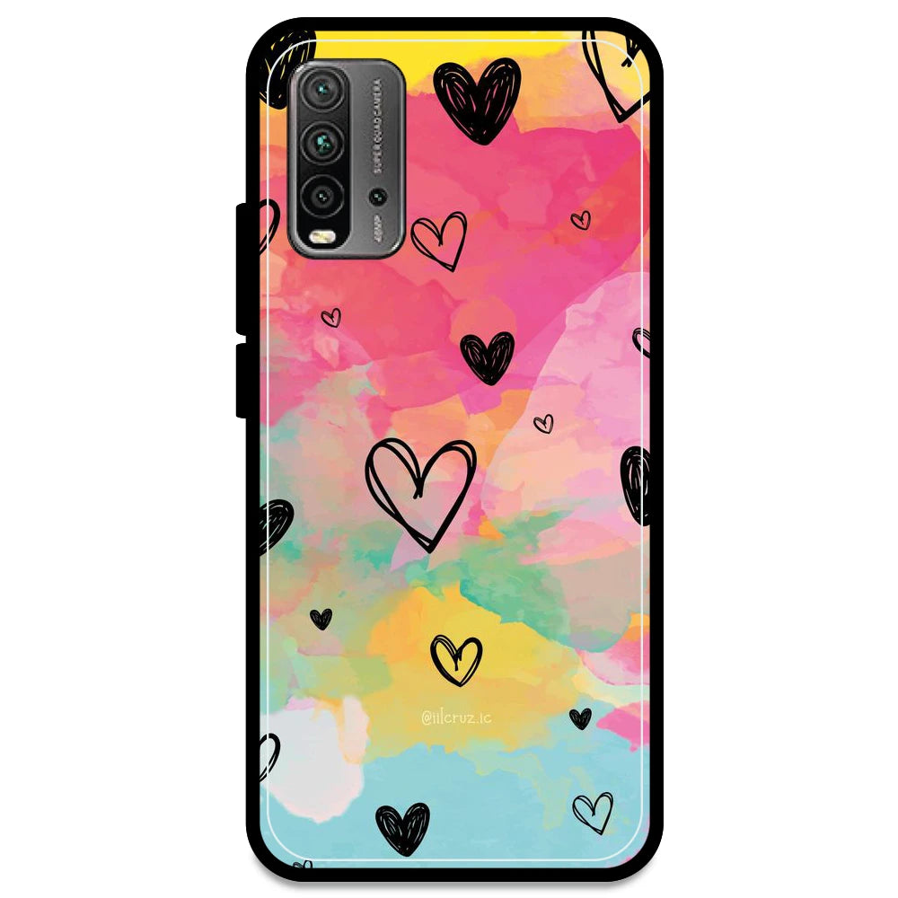 Hearts - Armor Case For Redmi Models Redmi Note 9 Power