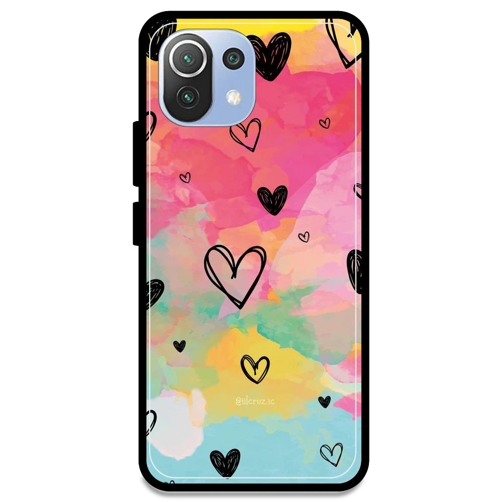 Hearts - Armor Case For Redmi Models Redmi Note 11 Lite