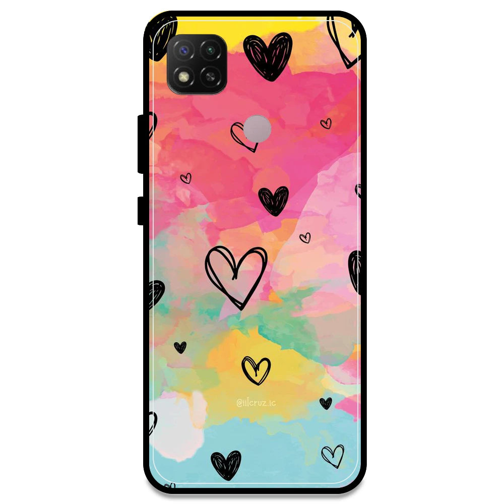 Hearts - Armor Case For Redmi Models Redmi Note 9C