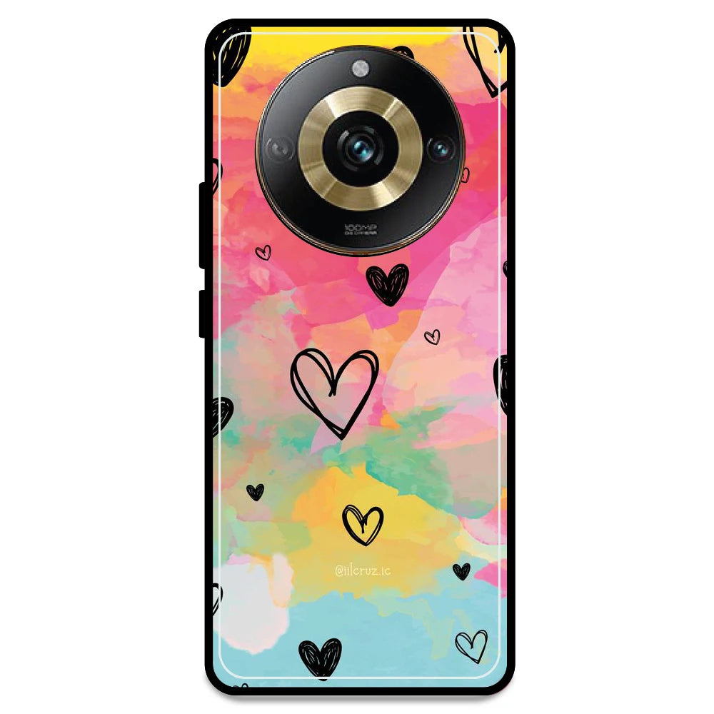 Hearts - Armor Case For Realme Models Realme 11 Pro 5G
