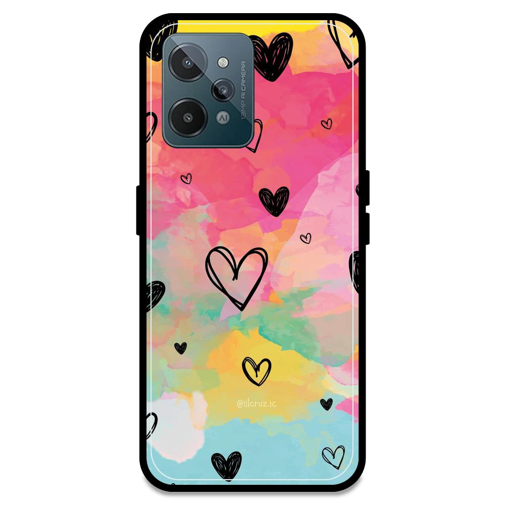 Hearts - Armor Case For Realme Models Realme C31