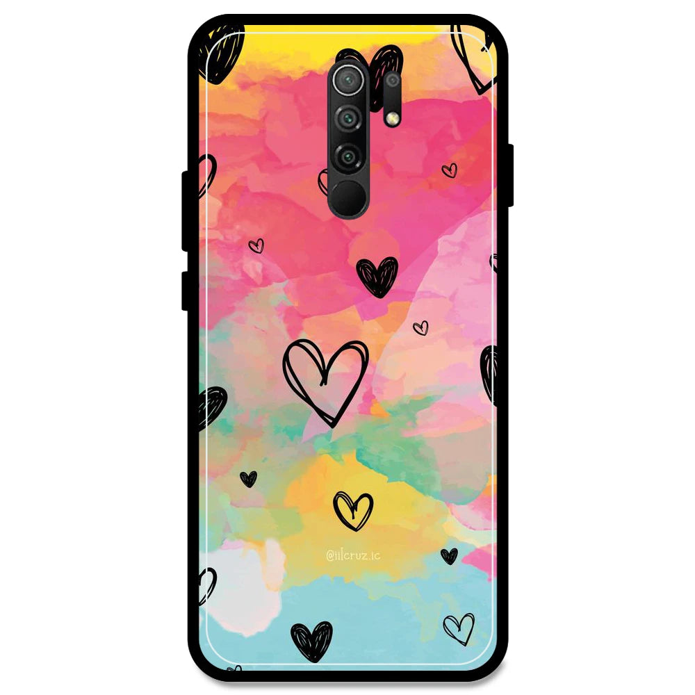 Hearts - Armor Case For Redmi Models Redmi Note 9 Prime