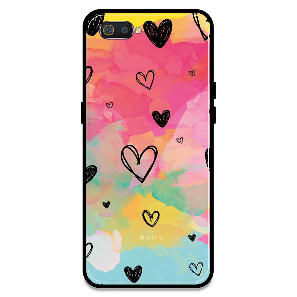 Hearts - Armor Case For Realme Models Realme C2