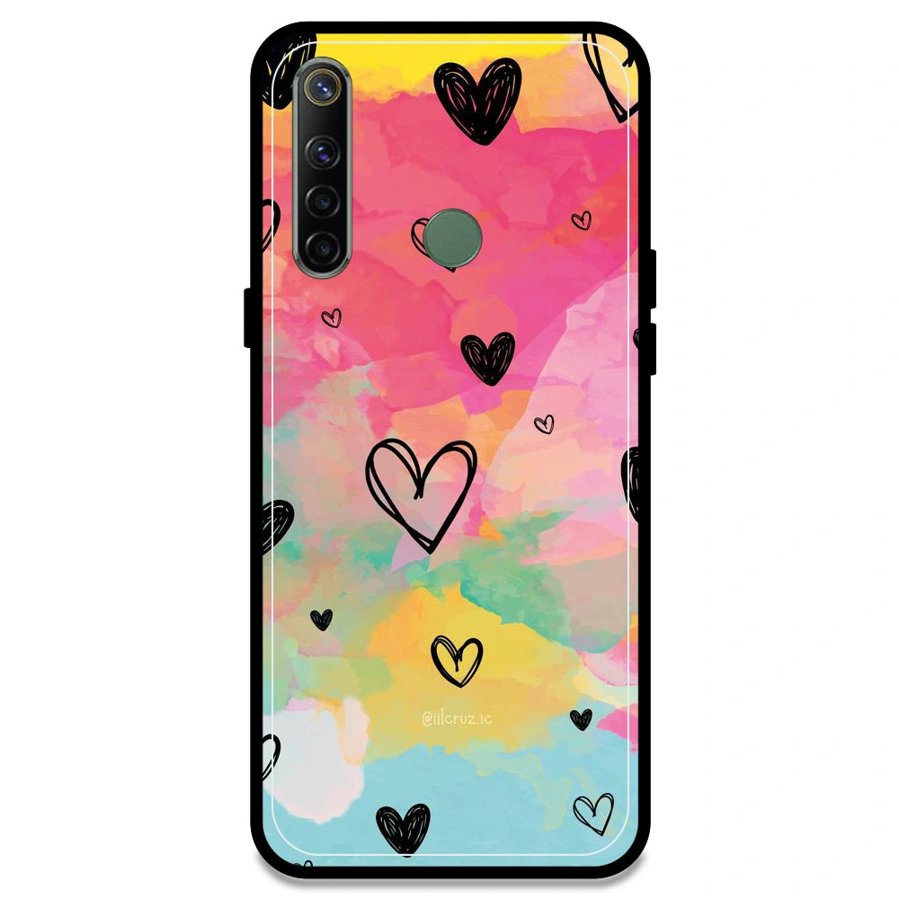 Hearts - Armor Case For Realme Models Realme Narzo 10