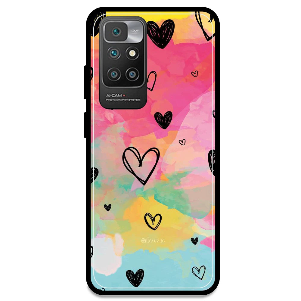 Hearts - Armor Case For Redmi Models Redmi Note 10 Prime