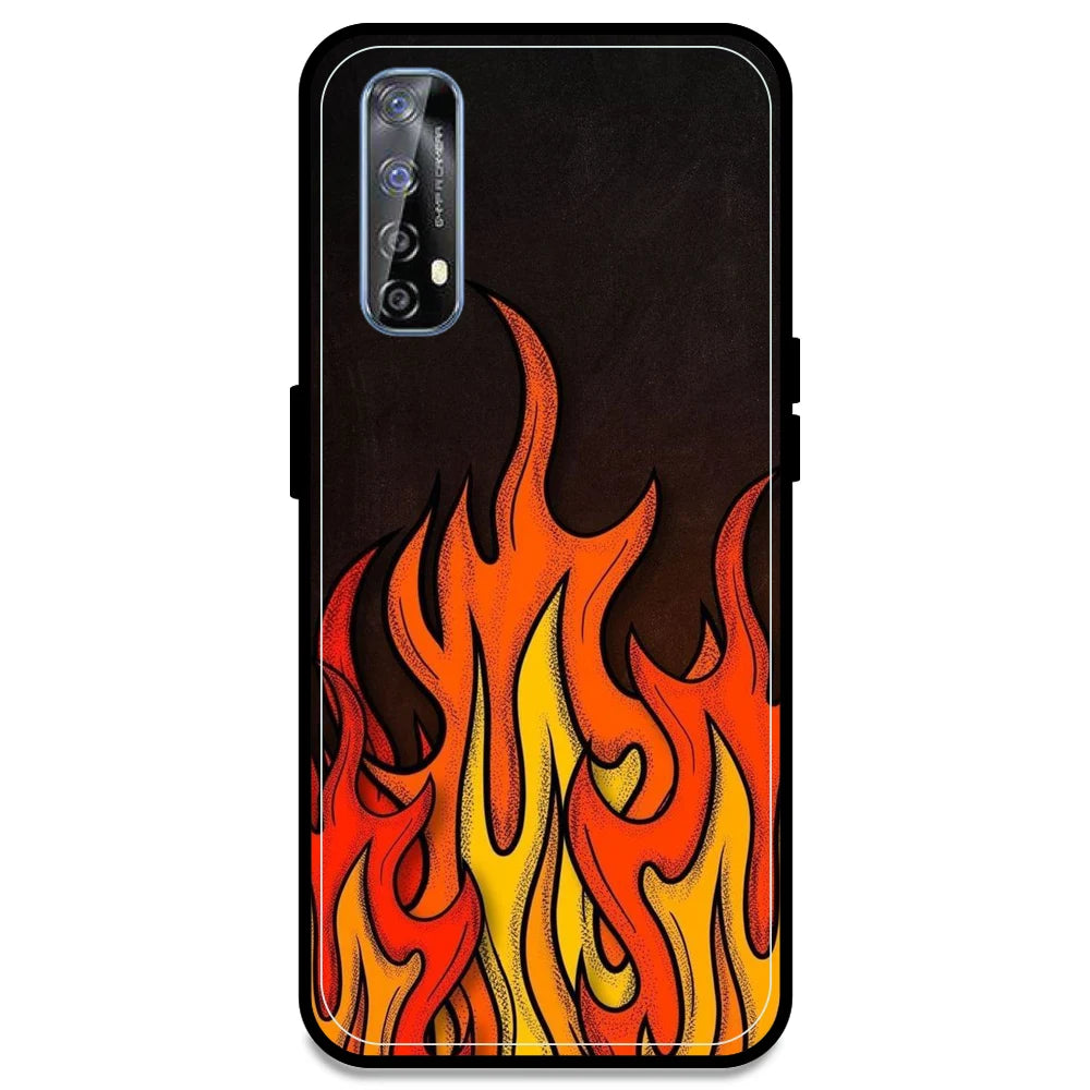 Flames - Armor Case For Realme Models Realme 7