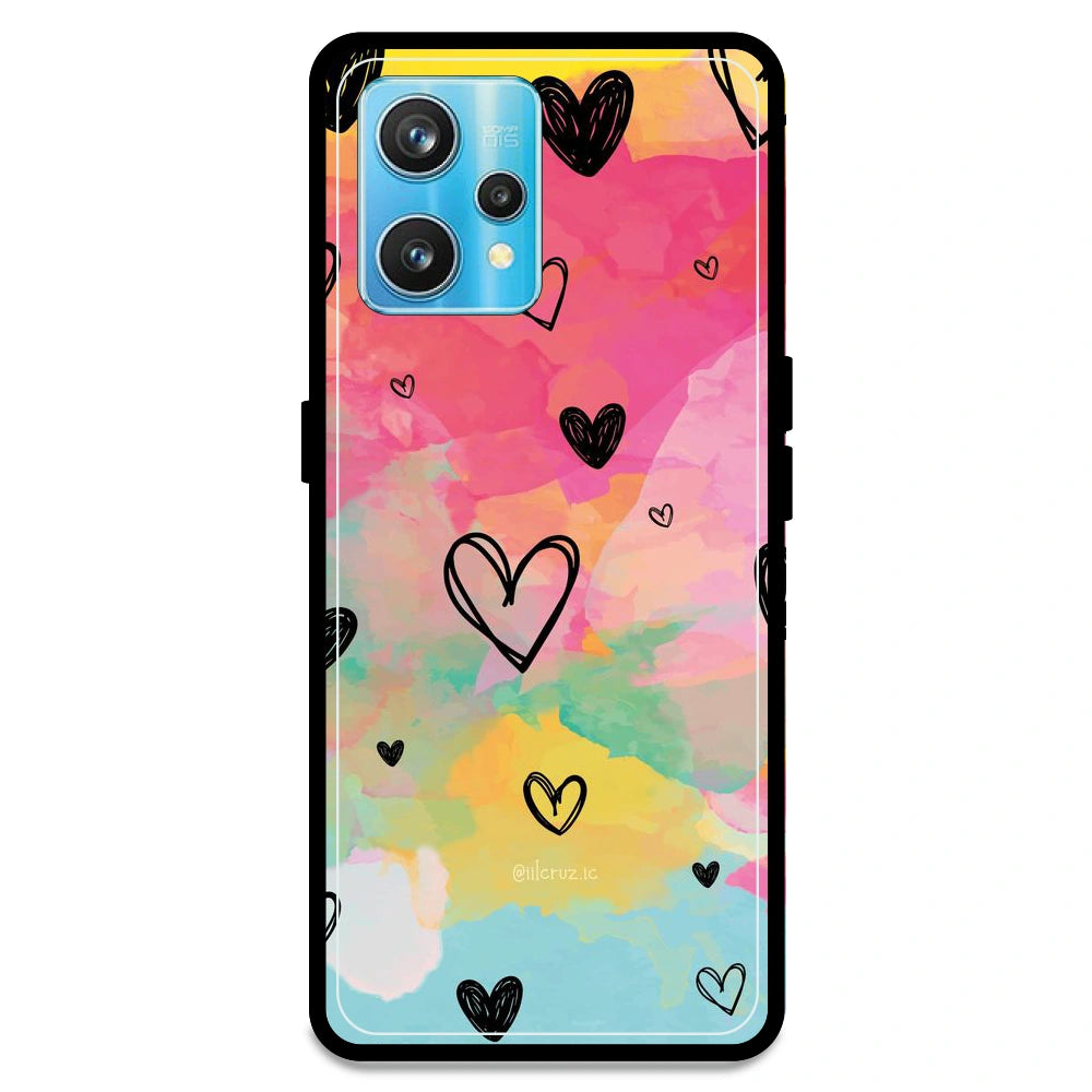 Hearts - Armor Case For Realme Models Realme 9 Pro Plus