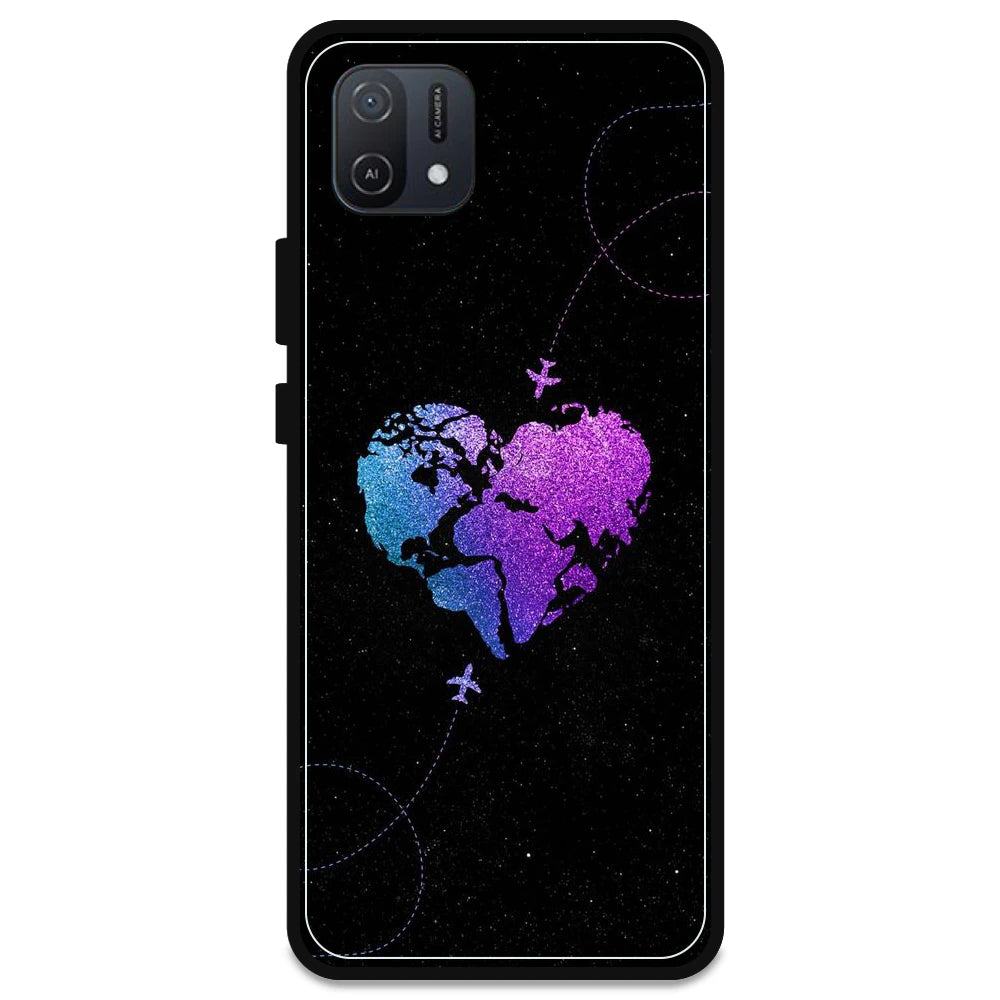 Travel Heart - Armor Case For Oppo Models Oppo A16K