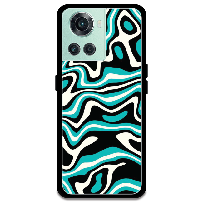 Blue & Black Waves Armor Case OnePlus 10R