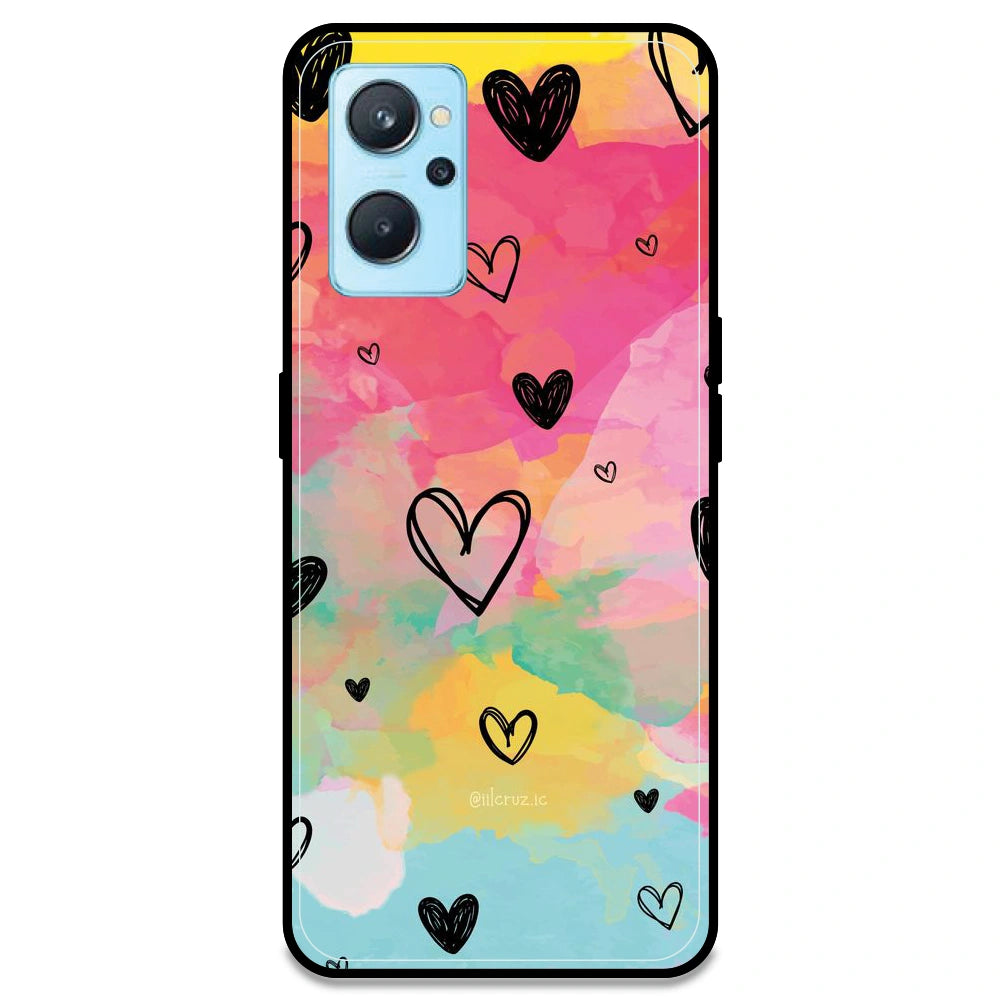 Hearts - Armor Case For Realme Models Realme 9i 4G