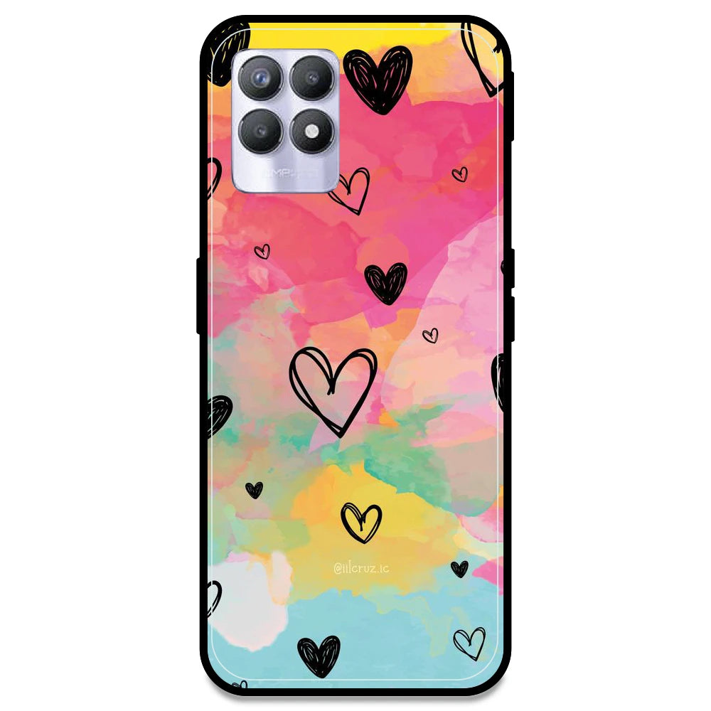 Hearts - Armor Case For Realme Models Realme 8i