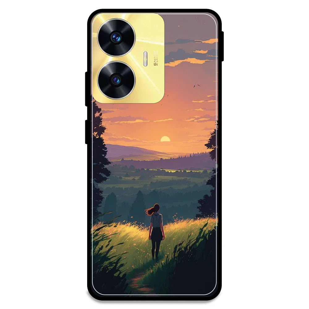 Girl & the Mountains - Armor Case For Realme Models Realme C55