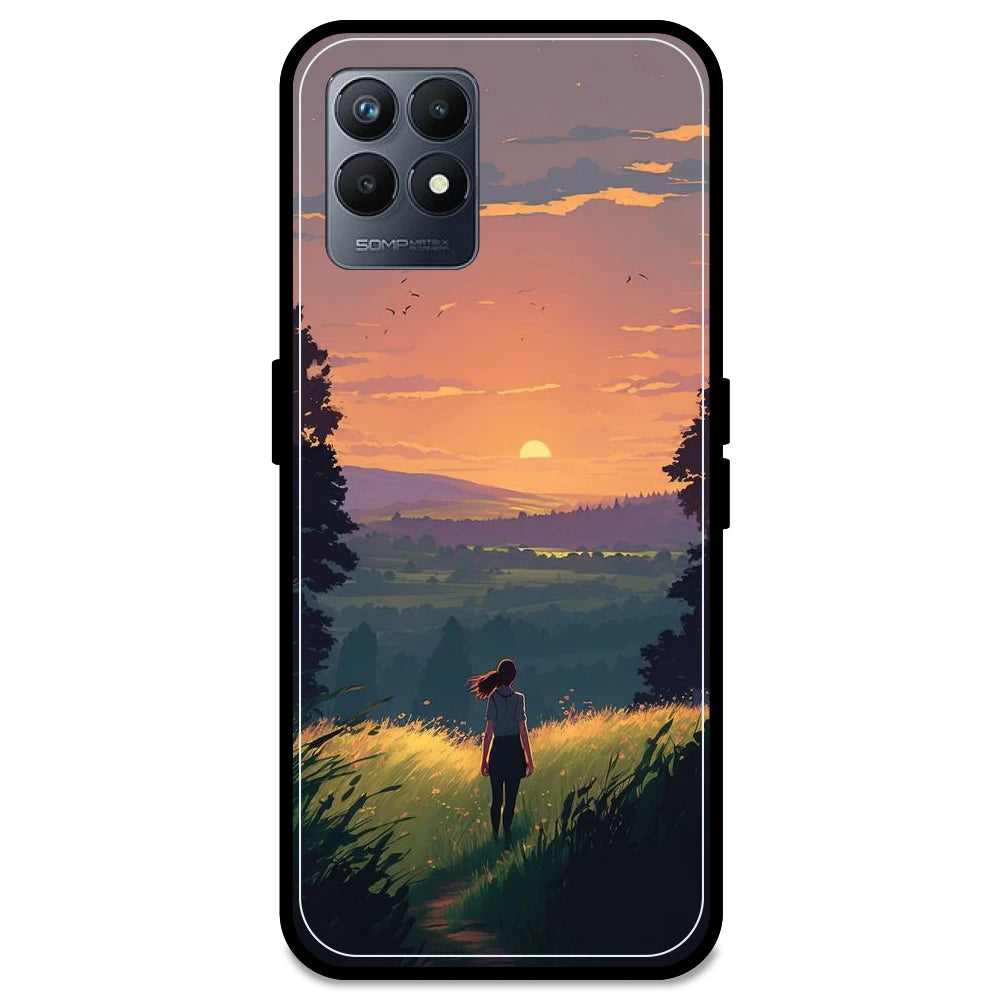 Girl & the Mountains - Armor Case For Realme Models Realme Narzo 50 5G