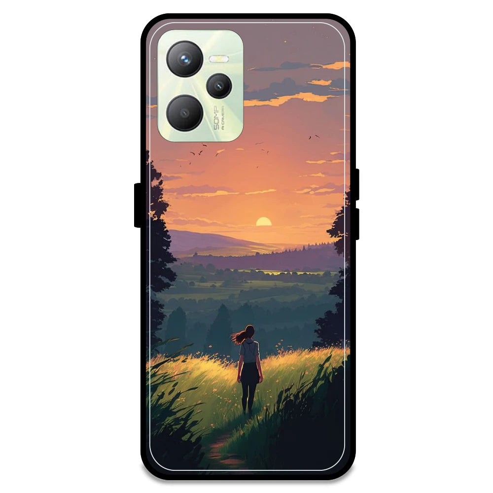 Girl & the Mountains - Armor Case For Realme Models Realme C35