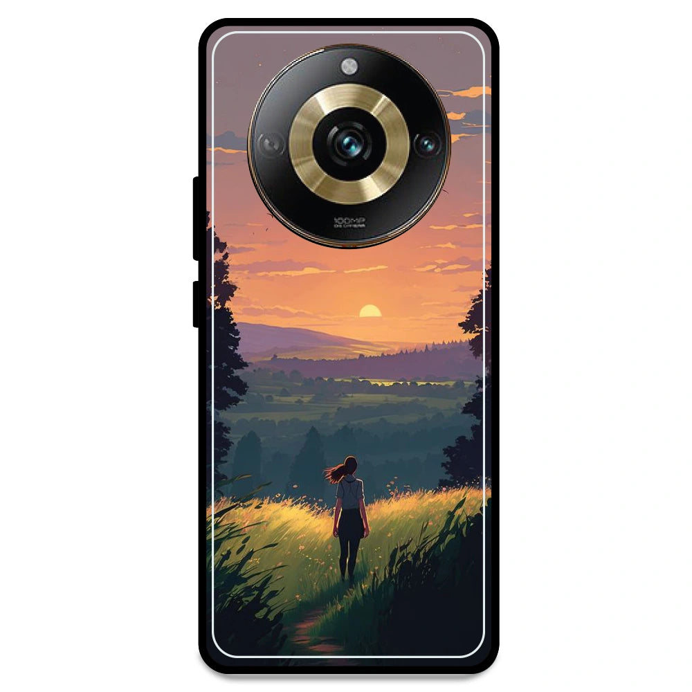 Girl & the Mountains - Armor Case For Realme Models Realme 11 Pro 5G