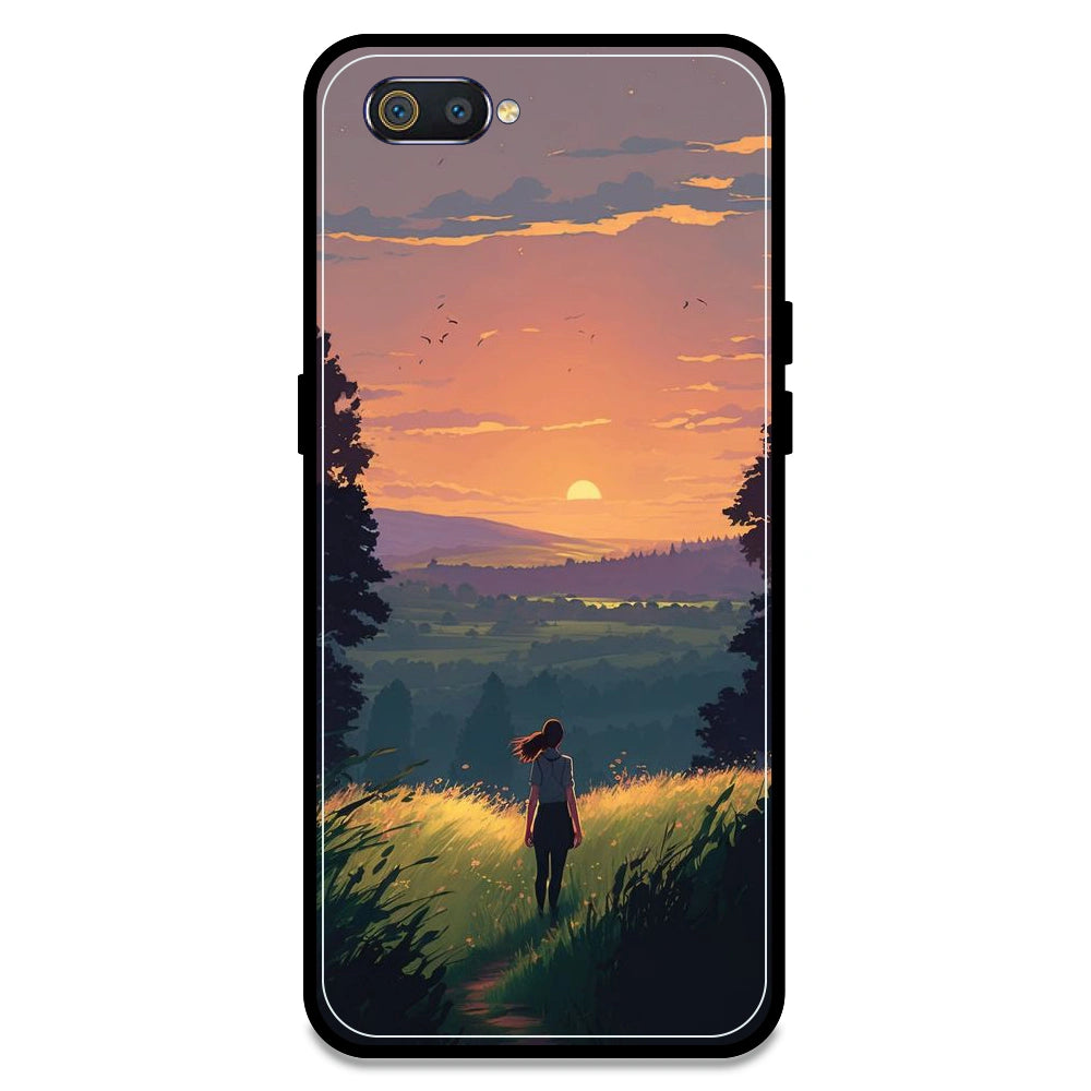 Girl & the Mountains - Armor Case For Realme Models Realme C2