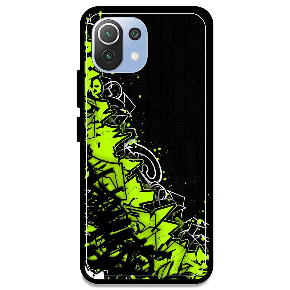 Green Graffiti - Armor Case For Redmi Models Redmi Note 11 Lite