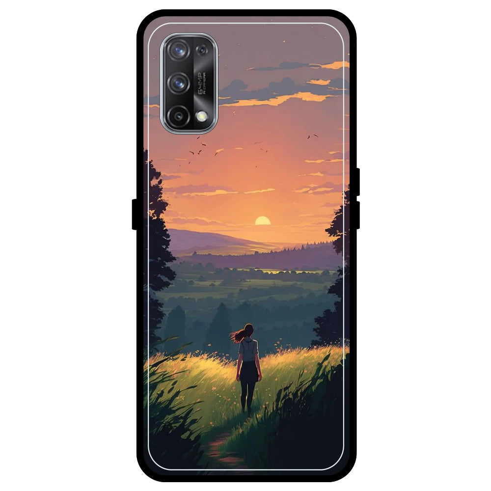 Girl & the Mountains - Armor Case For Realme Models Realme X7