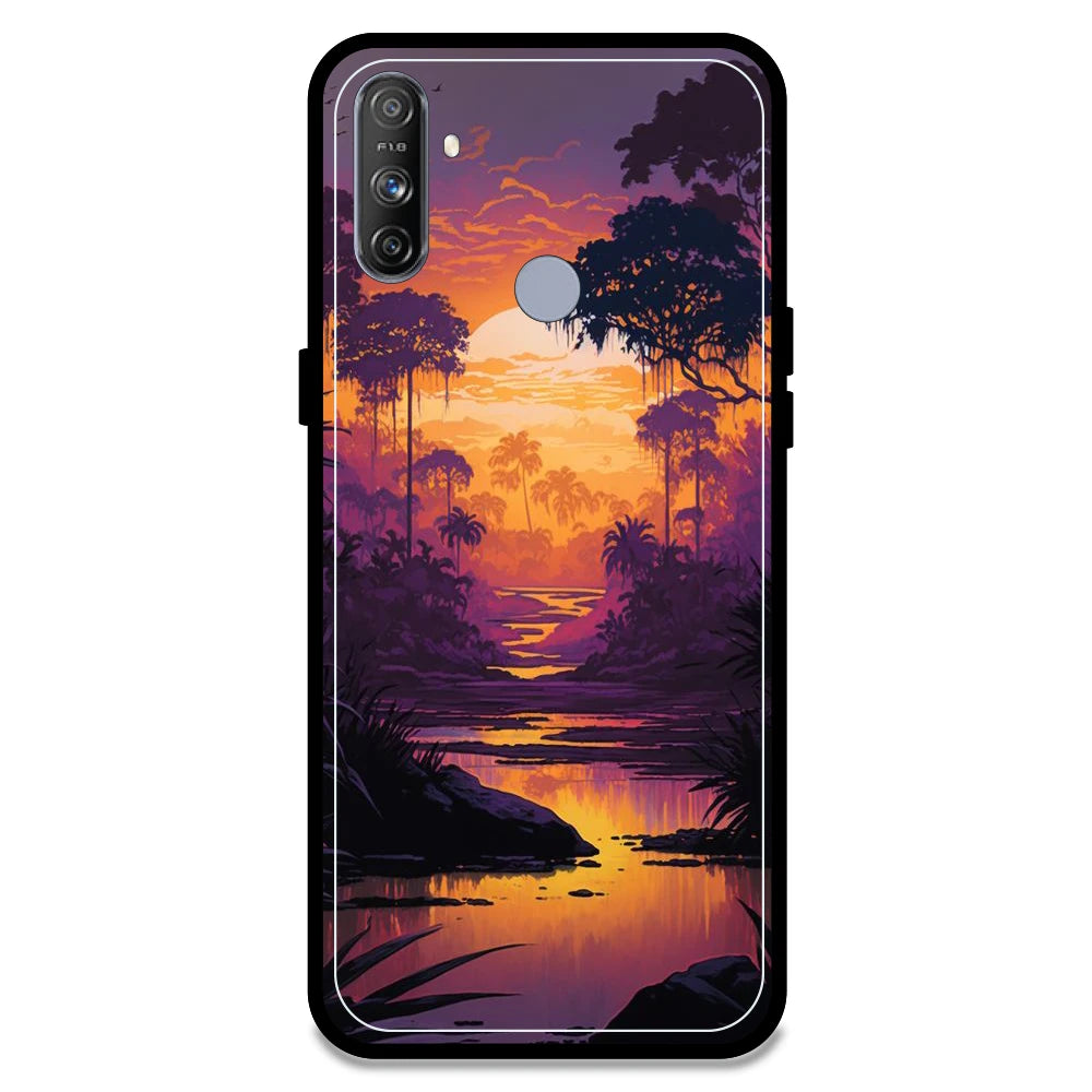 Mountains & The River - Armor Case For Realme Models Realme Narzo 10A