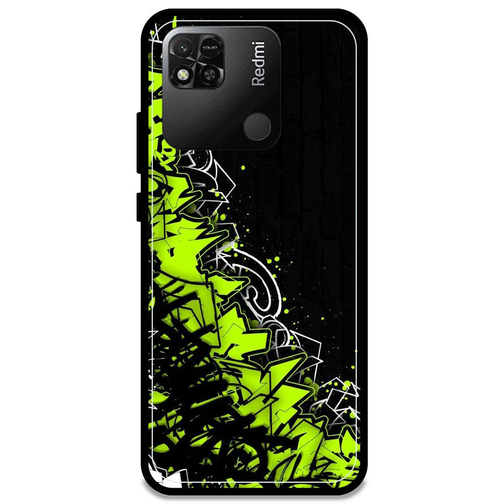 Green Graffiti - Armor Case For Redmi Models Redmi Note 10A