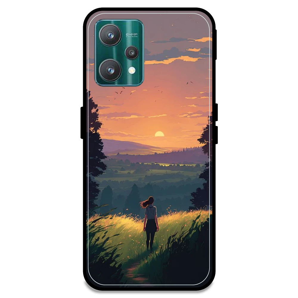 Girl & the Mountains - Armor Case For Realme Models Realme 9 Pro