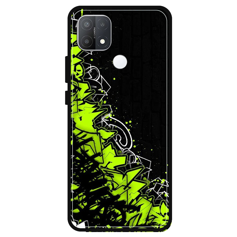 Green Graffiti - Armor Case For Oppo Models Oppo A15
