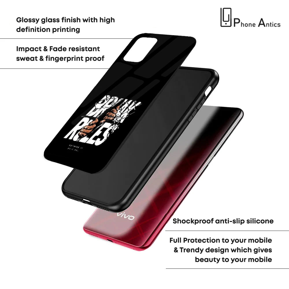 Break Rules - Glass Cases For Apple iPhone Models infographic