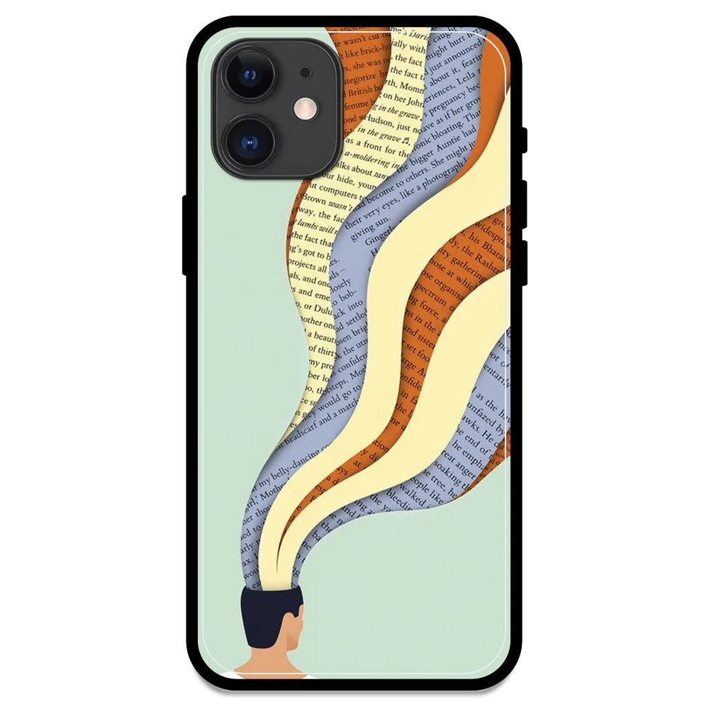 'Overthinking - Glossy Metal Silicone Case For Apple iPhone 12 Mini