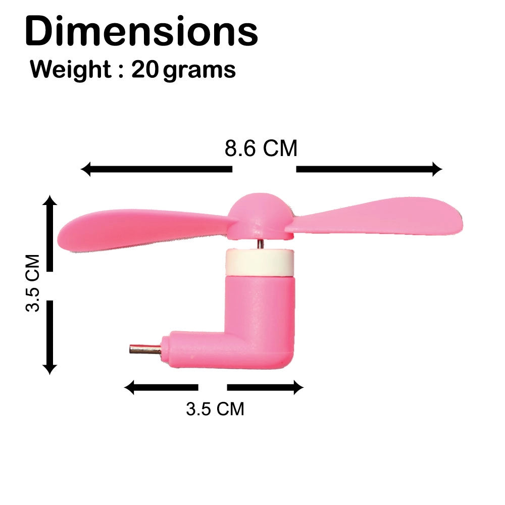 C-Type Mobile Fan Infographic