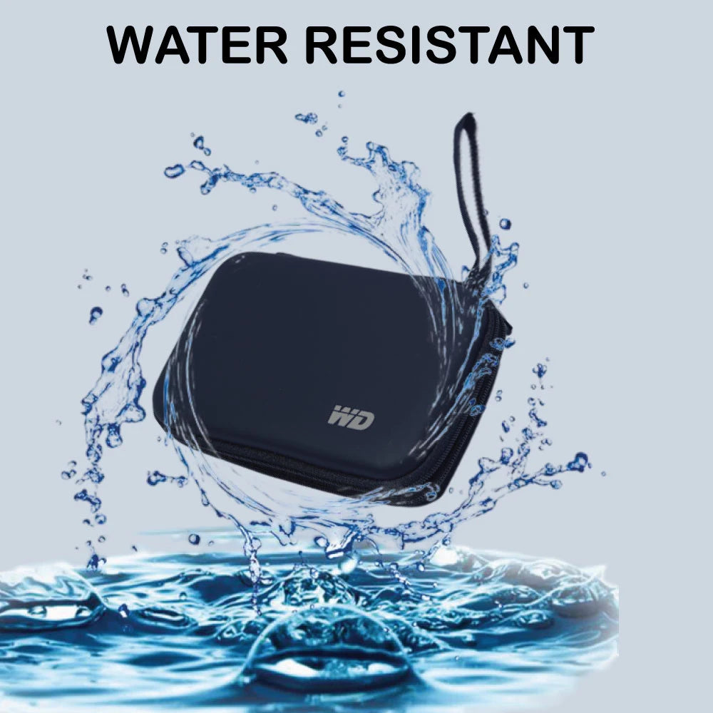 Hard Disk Protective Pouch – Shockproof Travel Case for External HDD Infographic