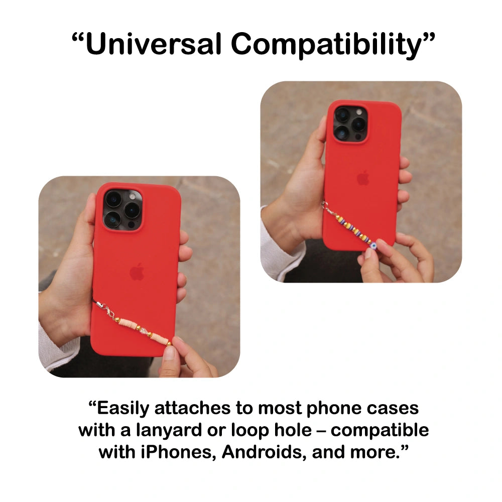 Golden Globe - A Combo of Mini Phone Charms Infographic
