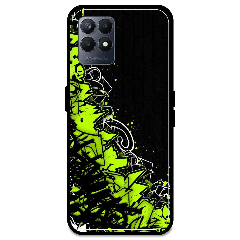Green Graffiti - Armor Case For Realme Models Realme Narzo 50 5G