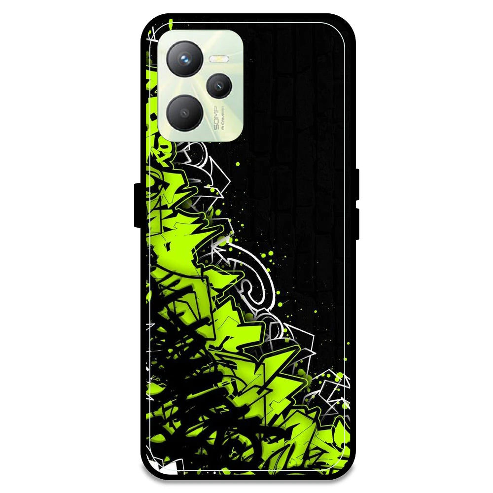 Green Graffiti - Armor Case For Realme Models Realme C35